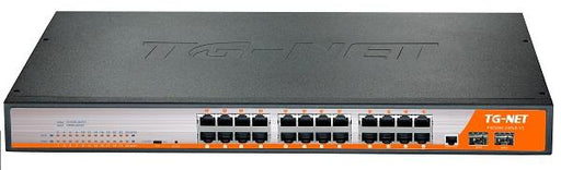 TG-Net GbE Managed Switch 24 x 1000BaseT, 2 x SFP (24 PoE)