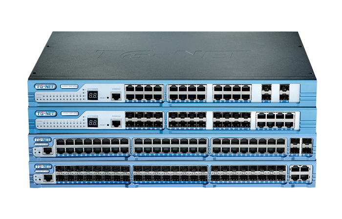 TG-Net GbE Managed Switch 24 x 1000BaseT , 4 x SFP, 10GbE option