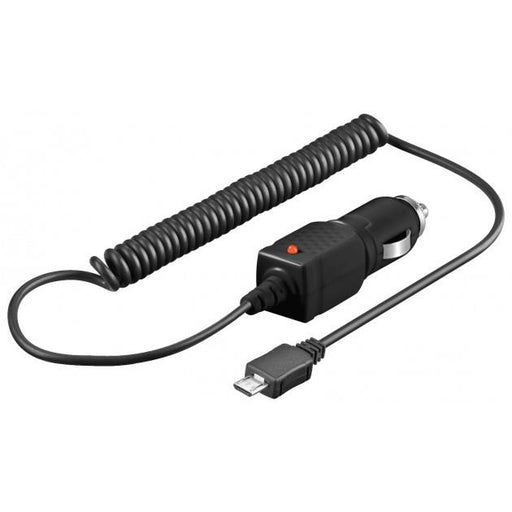 Techly Automobilinis micro-USB įkroviklis 5V 1A, 12/24V, juodas