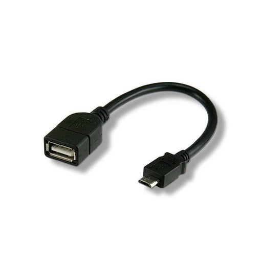 Techly kabelis USB  2.0 OTG micro-B/M --> A/F