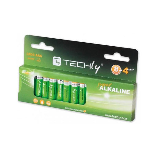 Šarminė baterija Techly 1.5V AAA LR03 12 vnt.