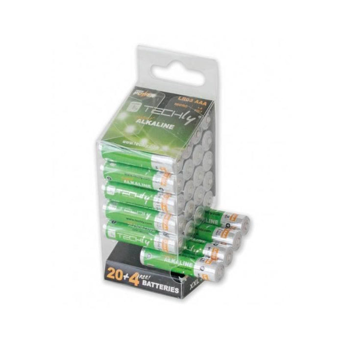 Šarminė baterija Techly 1.5V AAA LR03 24 vnt.