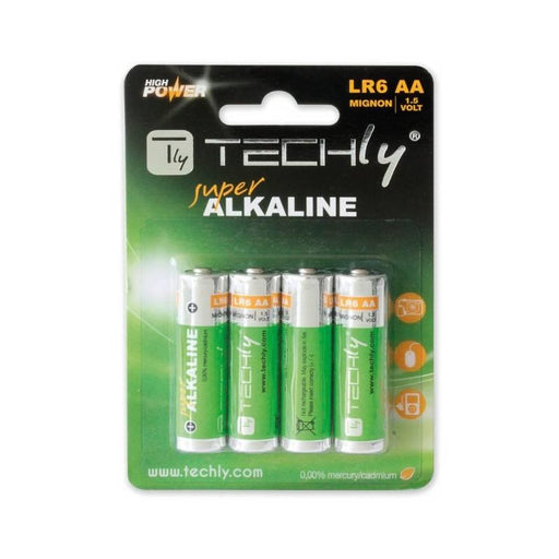 Šarminė baterija Techly 1.5V AA LR6 4 vnt.