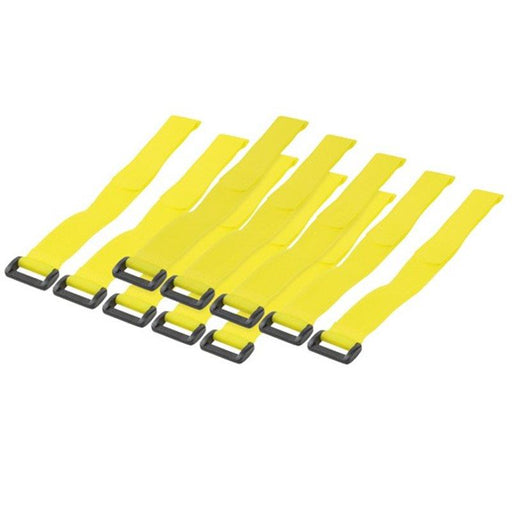 Techly apyrankės 300 x 20 mm, 10 vnt., geltonos