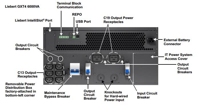Liebert GXT4 6000VA (4800W) 230V Rack/Tower UPS E model