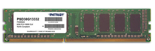 DDR3 Patriot 8GB 1333MHz CL9 1.5V
