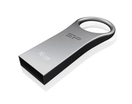 Silicon Power memory USB Firma F80 16GB USB 2.0 COB Zinc alloy Silver