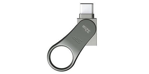 Silicon Power memory USB Mobile C80 32GB USB 3.0 Type-C Silver