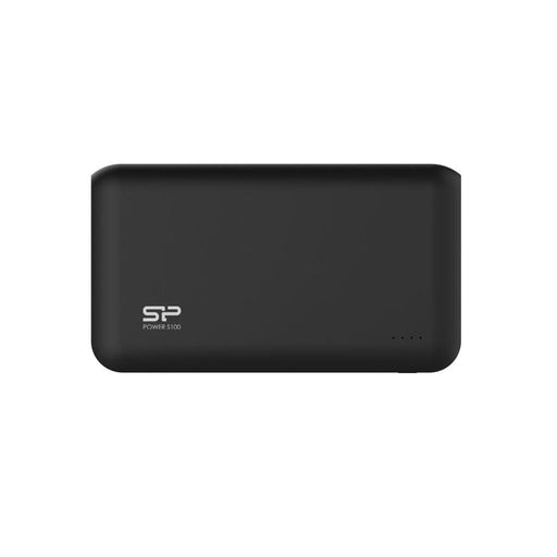 Nešiojamas įkroviklis Silicon Power S100 10000mAH, dual output USB, LED, juodas