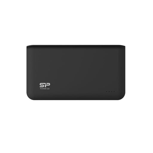 Nešiojamas įkroviklis Silicon Power S50 5000mAH, dual output USB, LED, juodA