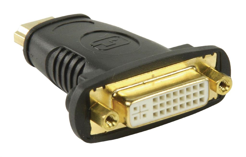 Valueline Adapteris jungiklis HDMI - DVI(F) juodas