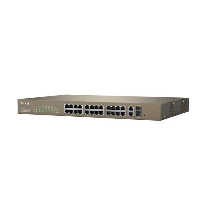 Tenda TEF1226P  24 X 10/100Mbps + 2 Gigabit Web Smart PoE Switch