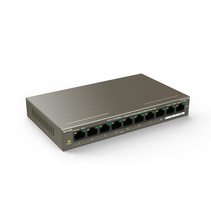 Tenda TEF1110P-8-102W   8 X 10/100Mbps PoE + 2 Gigabit