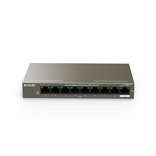 Tenda TEF1109P-8-63W   9 X 10/100Mbps Switch, 8 X PoE, max 58W