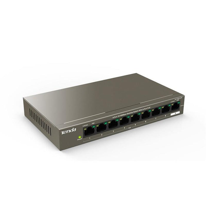 Tenda TEF1109P-8-63W   9 X 10/100Mbps Switch, 8 X PoE, max 58W