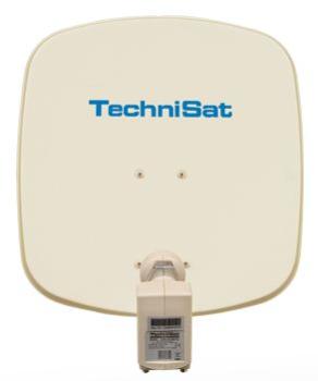 TechniSat TV Sat DigiDish 45 Twin, satellite dish, colour beige