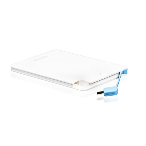 Nešiojamas įkroviklis Whitenergy power bank 2500mAh 1A, Baltas