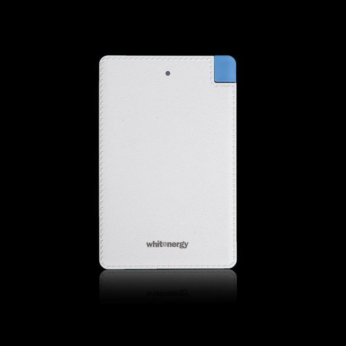 Nešiojamas įkroviklis Whitenergy power bank 2500mAh 1A, Baltas