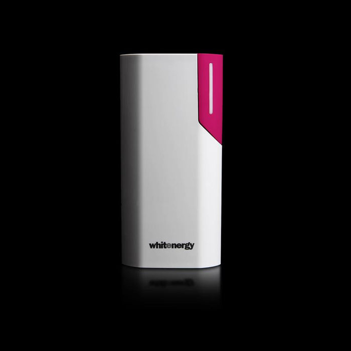 Nešiojamas įkroviklis Whitenergy power bank 4000mAh 1A, Baltas/Rožinis