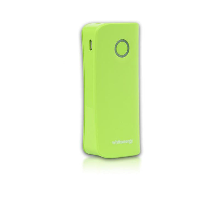 Nešiojamas įkroviklis Whitenergy power bank 4000mAh 1-2.1A, Žalias