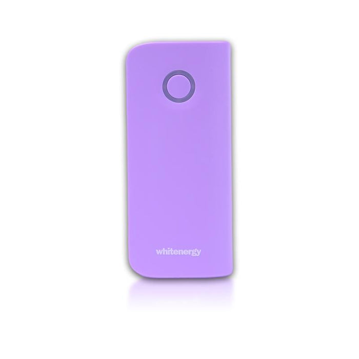 Nešiojamas įkroviklis Whitenergy power bank 4000mAh 1-2.1A, Violetinis