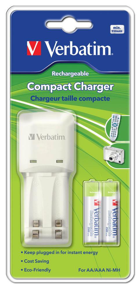 Verbatim COMPACT CHARGER (EU PLUG)