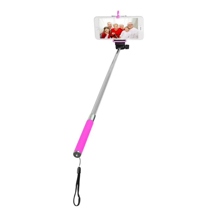 MSONIC Bluetooth Asmenukių lazda su nuotolinio valdymo pulteliu MST1633P rožinis