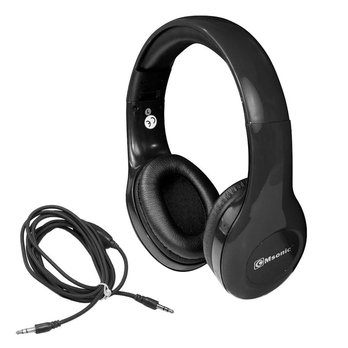 Stereo ausinės MSONIC Garsumo valdymas MH531K juodas