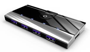 Unitek Hub 4x USB 3.0. + įkrovimo uosto iPad, Y-3178
