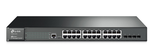 TP-Link T2600G-28TS (TL-SG3424) JetStream 24-Port Gigabit L2 Managed Switch 4SFP