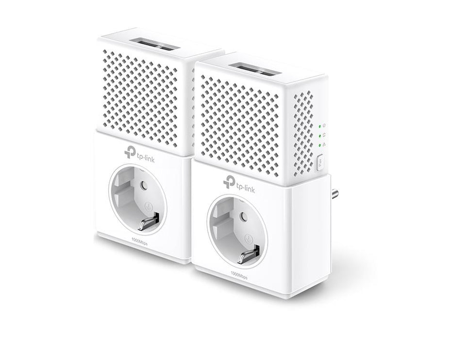 TP-Link TL-PA7020P AV1000 Powerline Adapter AC PassThrough StarterKit