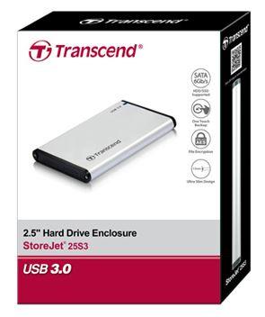 StoreJet 25S3 HDD Case 2.5'' USB 3.0 SILVER
