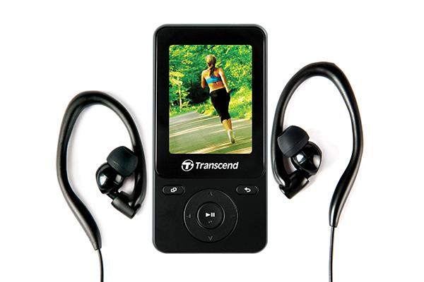 MP4 grotuvas Transcend MP710 2'' 8GB, FM, microUSB, Fitness Tracker, Juodas