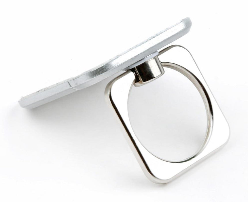 Techly universalus telefonų laikiklis ir stovas Ring su dėtuve kortelėms, sidabr