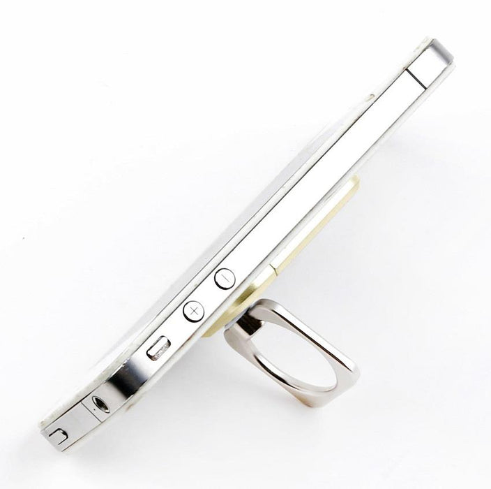 Techly universalus telefonų laikiklis ir stovas Ring su dėtuve kortelėms, auksin