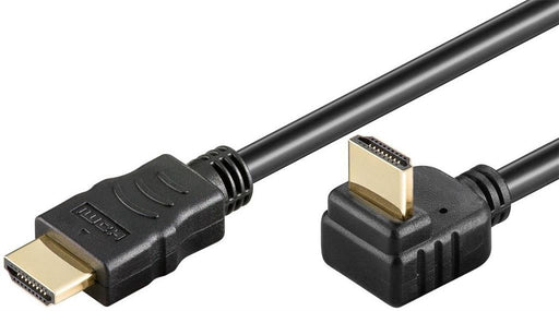 Techly monitoriaus kabelis "HDMI-HDMI M/M 1.4" Ethernet kampinis ekranuotas 2m