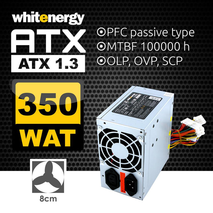 PSU Whitenergy ATX 350W versija BOX