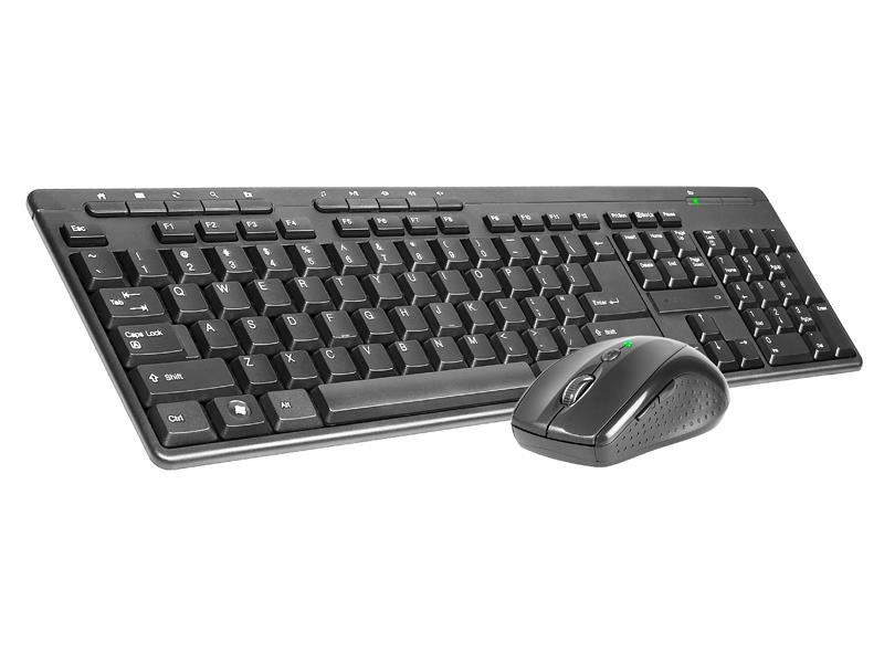 Rinkinys Klaviatūra+ pelė TRACER BlackJack USB, US
