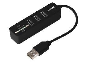 Kortelių skaitytuvas Tracer All-In-One CH4+ HUB USB 2.0