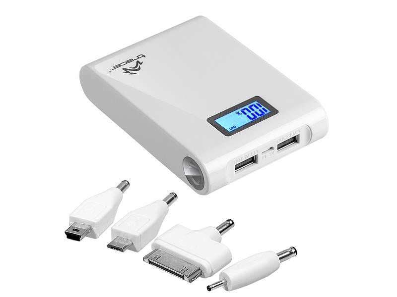 Nešiojamas įkroviklis Tracer power bank 10400 mAh, Baltas