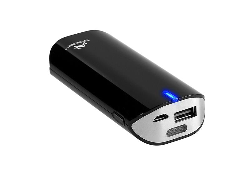 Nešiojamas įkroviklis Tracer power bank 5200mAh, Juodas