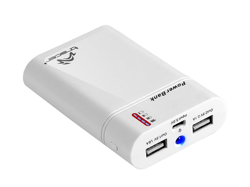 Nešiojamas įkroviklis Tracer power bank 8400mAh, Baltas