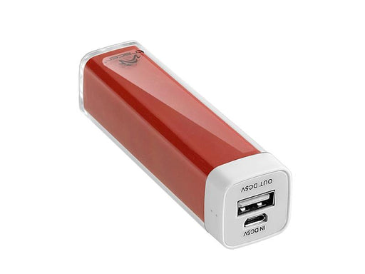 Nešiojamas įkroviklis Tracer power bank 2600mAh, Raudonas