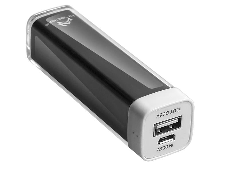 Nešiojamas įkroviklis Tracer power bank 2600mAh, Juodas