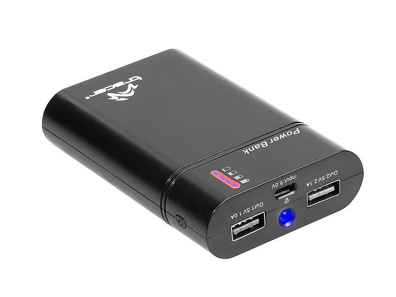 Nešiojamas įkroviklis Tracer power bank 8400mAh, Juodas