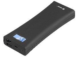 Mobile battery Tracer 10400 mAh smooth noir serie