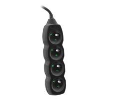 Pailginimo laidas TRACER PowerCord 3m (3 lizdas; juodas)