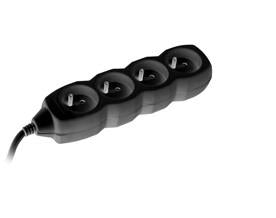 Pailginimo laidas TRACER PowerCord 3m (3 lizdas; juodas)