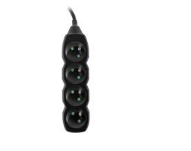 Pailginimo laidas TRACER PowerCord 3m (3 lizdas; juodas)