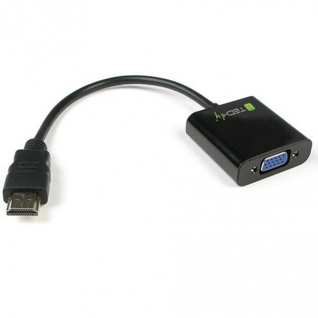 Techly Konverteris HDMI male į VGA female